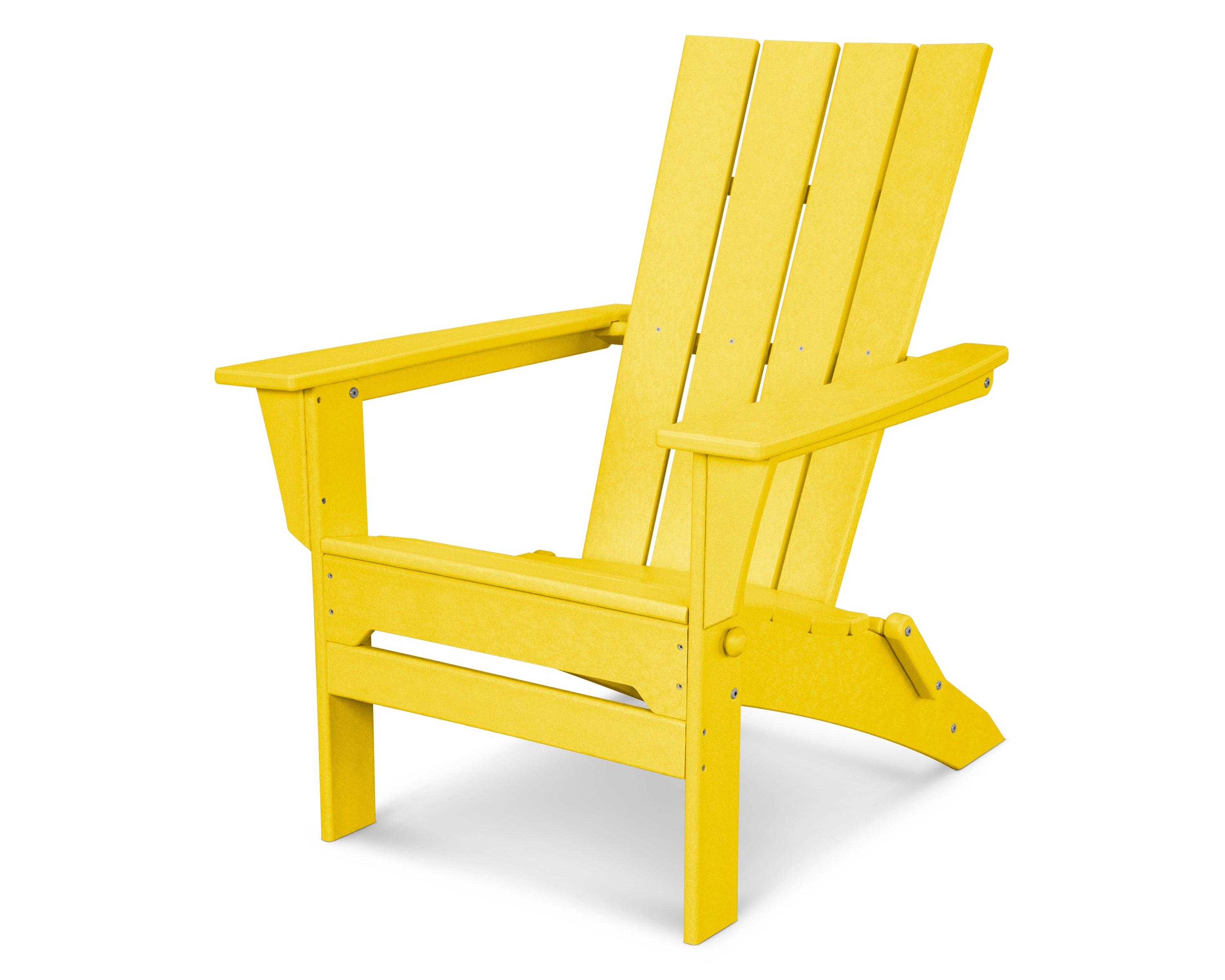 POLYWOOD® Quattro Folding Adirondack in Lemon