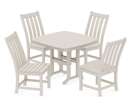 POLYWOOD® Vineyard 5-Piece Side Chair Dining Set in Sand