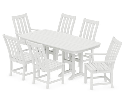 POLYWOOD® Vineyard 7-Piece Dining Set in White