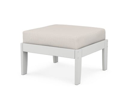 Unbranded Modular Ottoman - Classic in White / Cast Ash