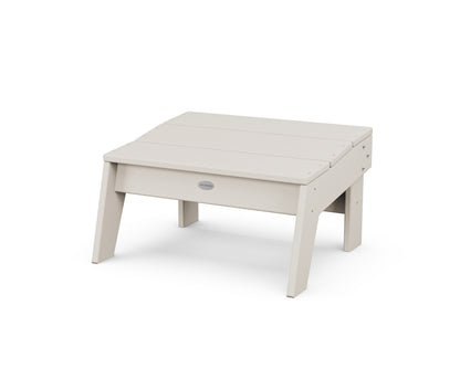 POLYWOOD® Modern Studio Oversized Ottoman in Sand