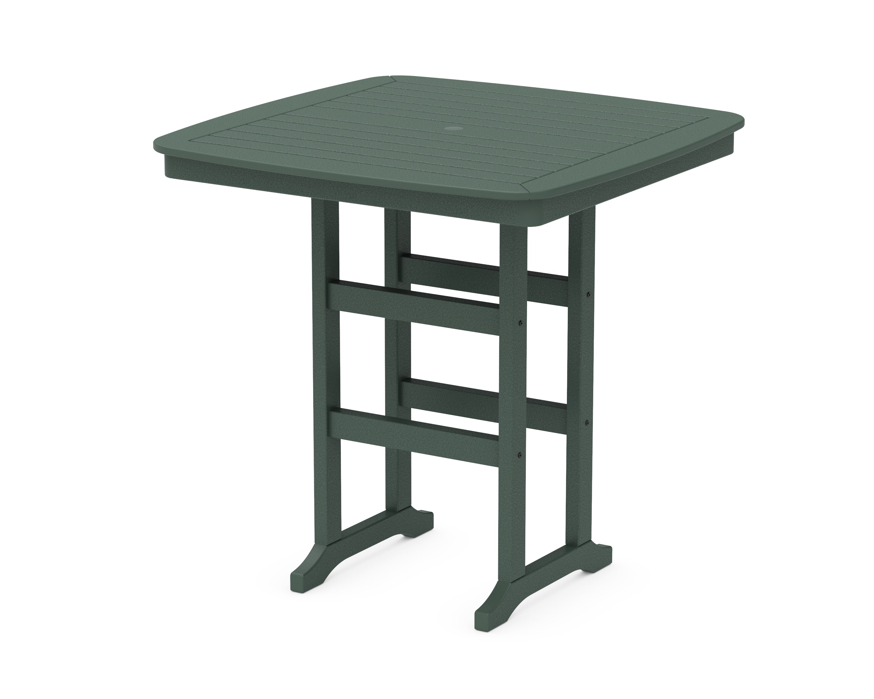 POLYWOOD® Nautical 44" Bar Table in Green