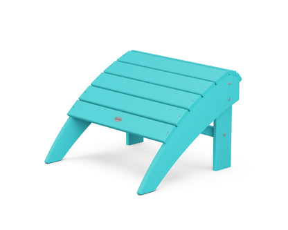 POLYWOOD® Vineyard Curveback Adirondack Ottoman in Aruba