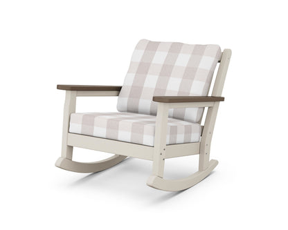 Chippendale Deep Seating Rocking Chair - Sand