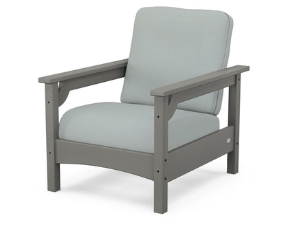 POLYWOOD® Club Chair in Slate Grey / Spa