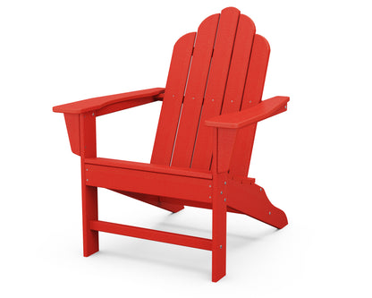 POLYWOOD® Long Island Adirondack in Sunset Red