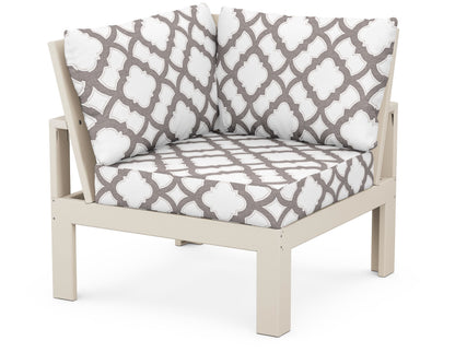 Unbranded Modular Corner Chair in Sand / Trellis Grey Mist