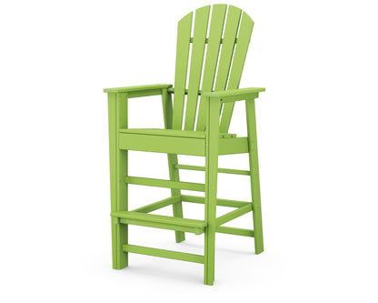 POLYWOOD® South Beach Bar Chair in Lime