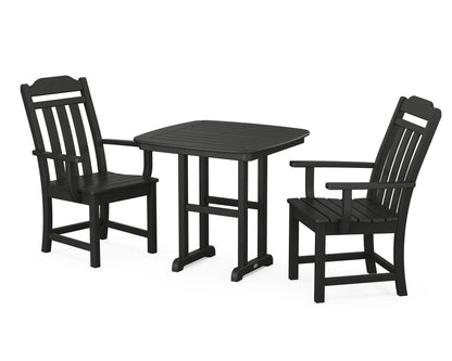 Country Living Cottage 3-Piece Dining Set in Black