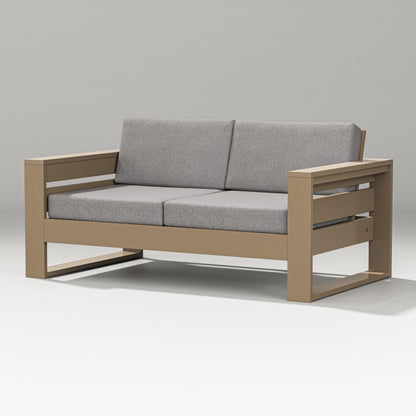 PW Designer Series Latitude Loveseat in Vintage Sahara / Grey Mist