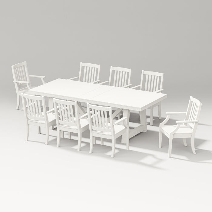 Estate 9-piece A-frame Table Dining Set