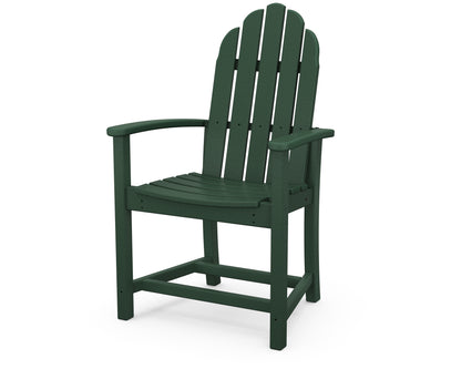 POLYWOOD® Classic Adirondack Dining Chair in Green