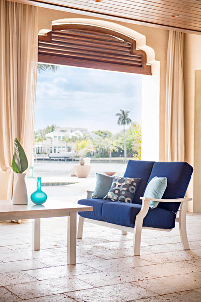 St. Catherine Two-Seat Loveseat w/ Polymer Arms