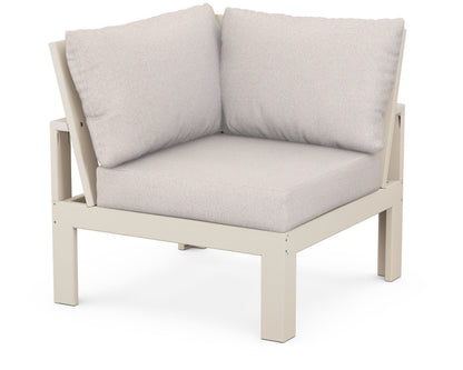 Unbranded Modular Corner Chair in Sand / Dune Burlap