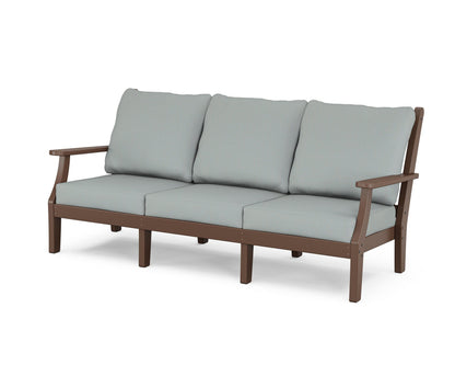 Country Living Wovendale Deep Seating Sofa in Mahogany / Spa