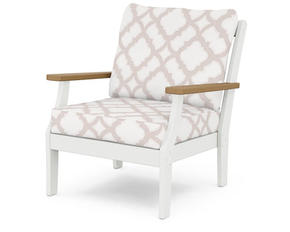 Braxton Deep Seating Chair - White