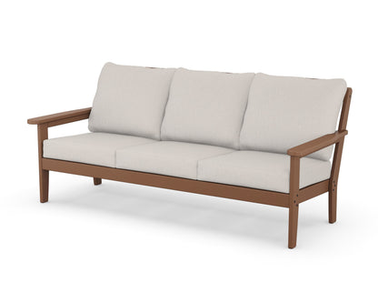 Country Living Cottage Deep Seating Sofa in Teak / Cast Ash
