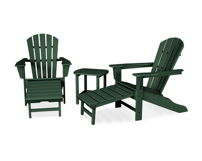 POLYWOOD® Palm Coast Ultimate Adirondack 3-Piece Set in Green