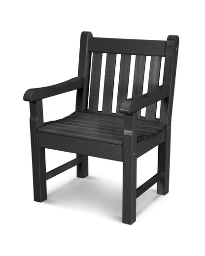 POLYWOOD® Rockford Garden Arm Chair in Black