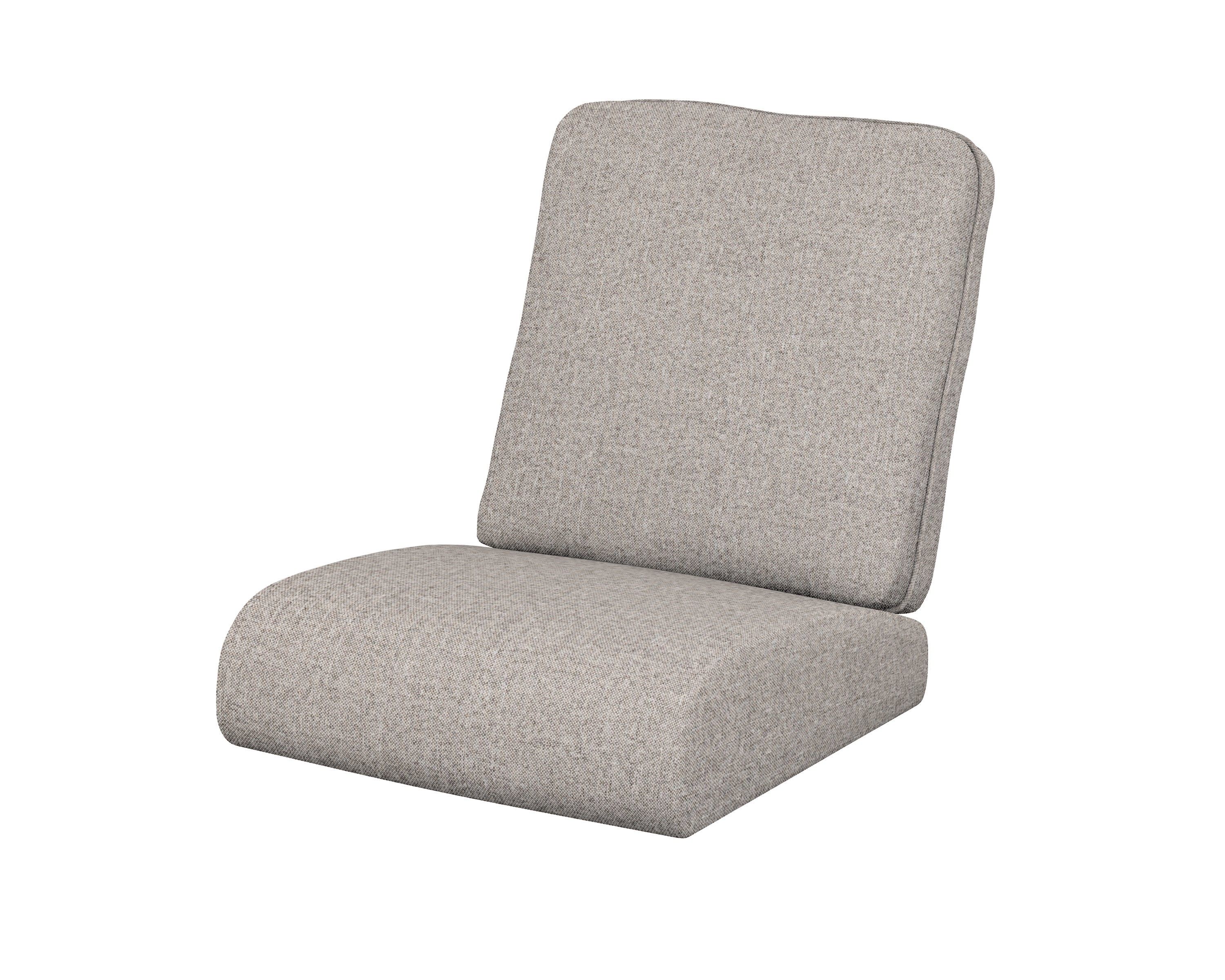 POLYWOOD® Club Seat/Back Cushion in Weathered Tweed