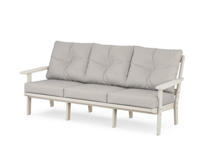 POLYWOOD® Prairie Deep Seating Sofa in Sand / Cast Ash