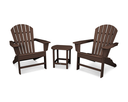 POLYWOOD® South Beach Adirondack 3-Piece Set in Mahogany