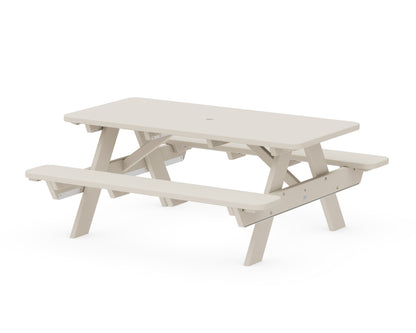 POLYWOOD® Park 72" Picnic Table in Sand