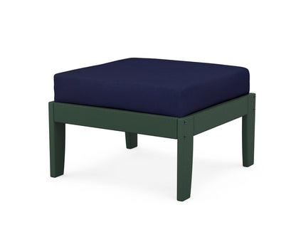 Unbranded Modular Ottoman - Classic in Green / Navy