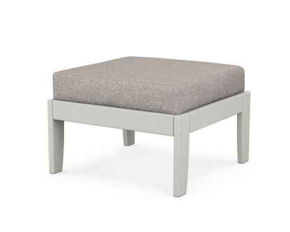 Unbranded Modular Ottoman - Classic in Vintage White / Weathered Tweed