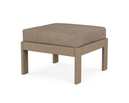 POLYWOOD® Vineyard Modular Ottoman in Vintage Sahara / Spiced Burlap