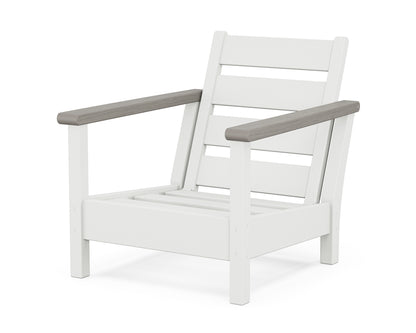 POLYWOOD® Harbour Chair Frame in White / Driftwood