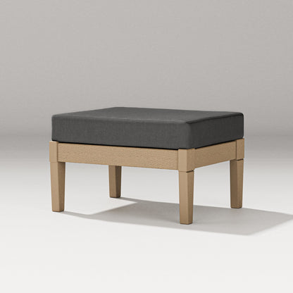 PW Designer Series Estate Lounge Ottoman in Vintage Sahara / Spectrum Carbon