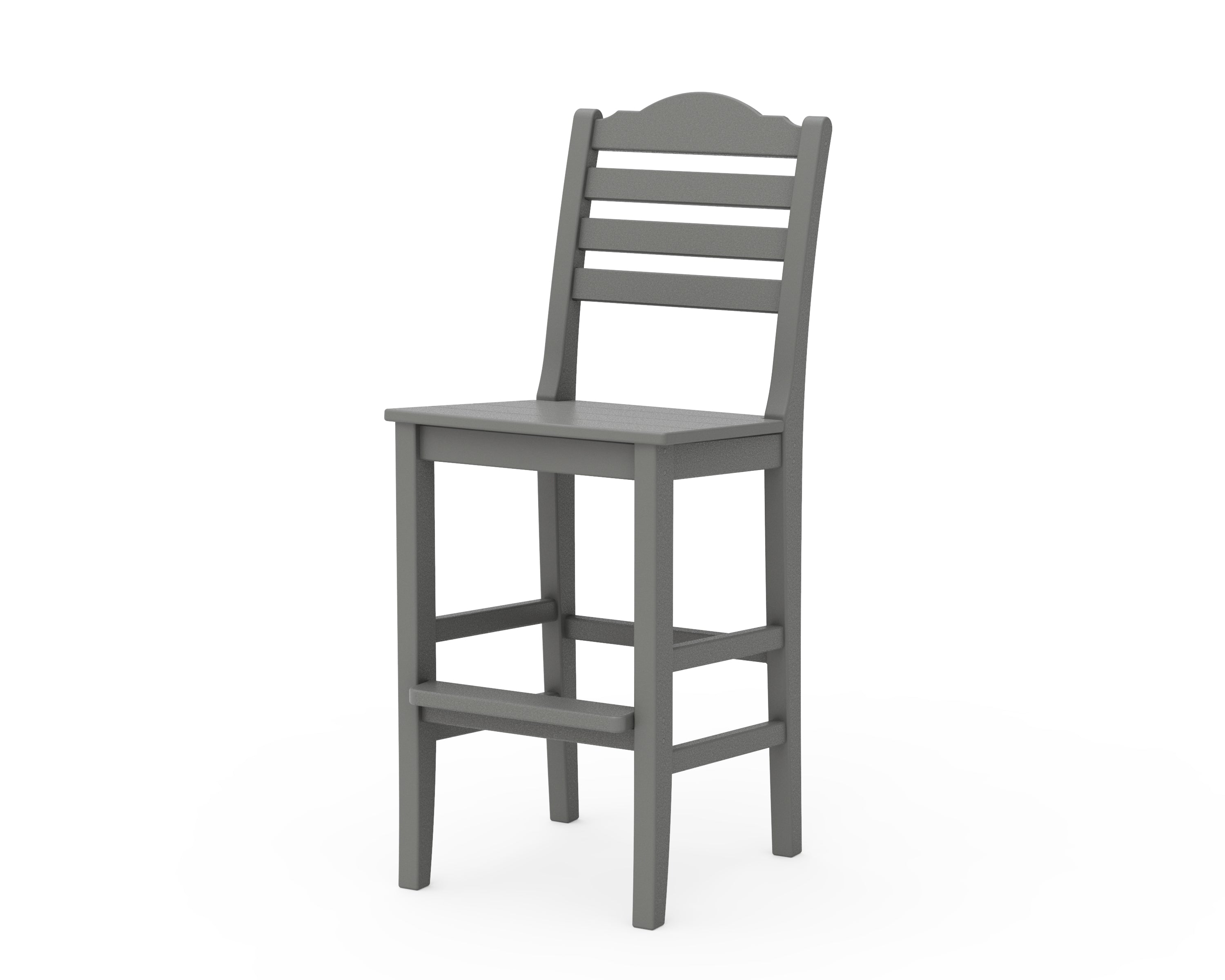 Draper James™ by  POLYWOOD® Savannah Bar Side Chair in Slate Grey