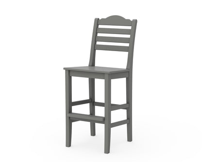 Draper James™ by  POLYWOOD® Savannah Bar Side Chair in Slate Grey