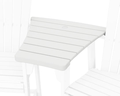 POLYWOOD® 600 Series Angled Adirondack Dining Connecting Table in White
