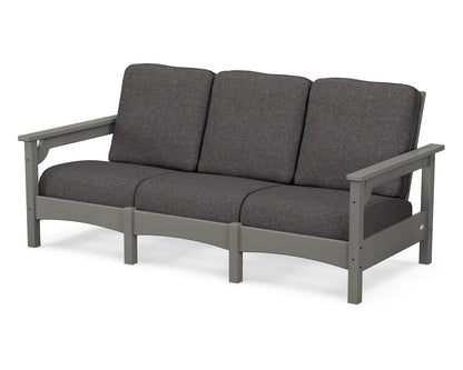 POLYWOOD® Club Sofa in Slate Grey / Ash Charcoal