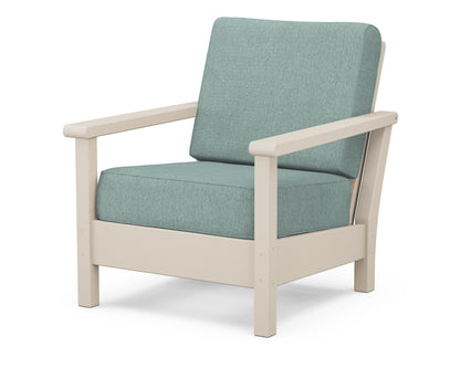 POLYWOOD® Harbour Deep Seating Chair in Sand / Glacier Spa