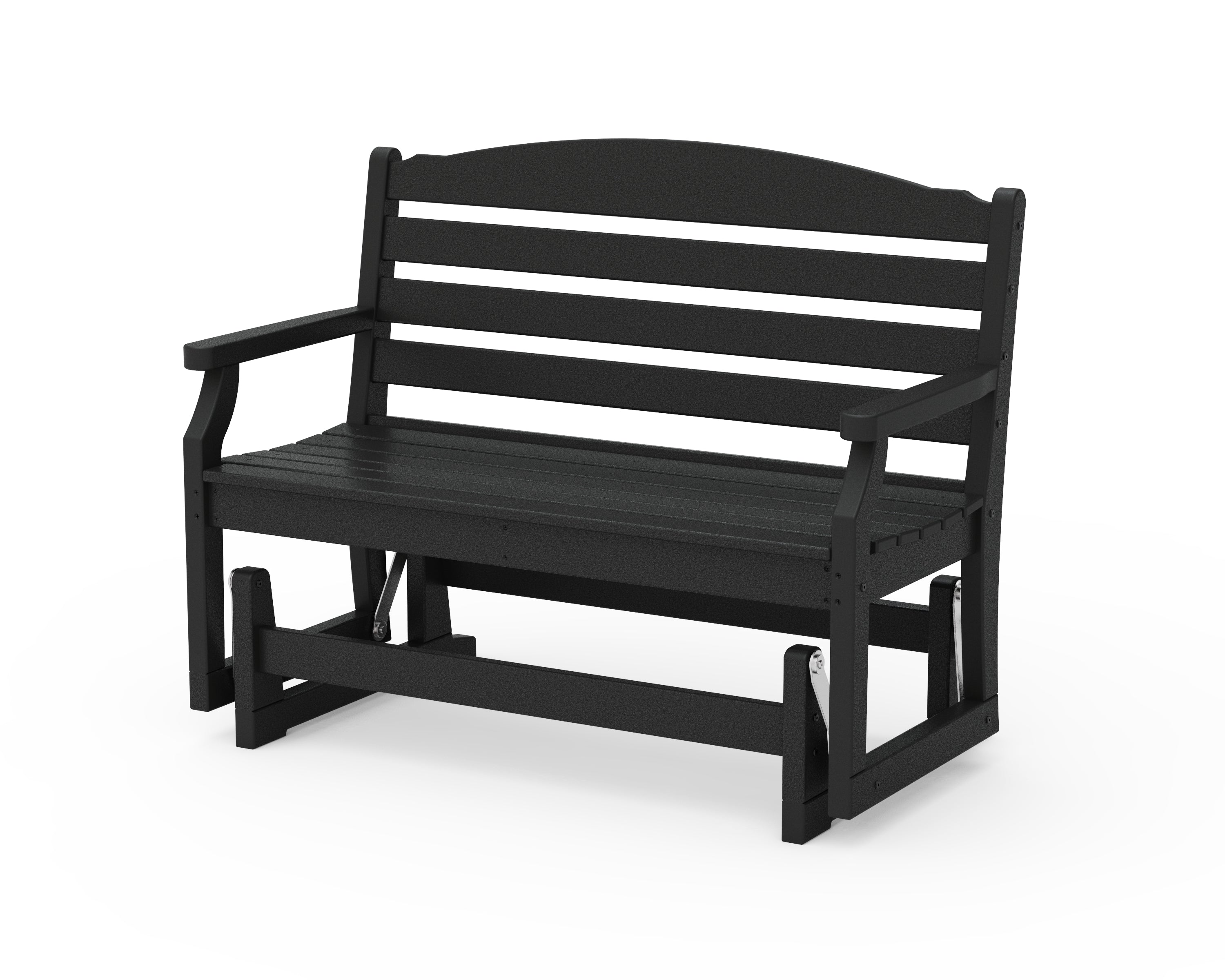 POLYWOOD® Savannah 48" Glider in Black