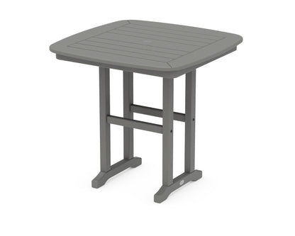 POLYWOOD® Nautical 31" Dining Table in Slate Grey