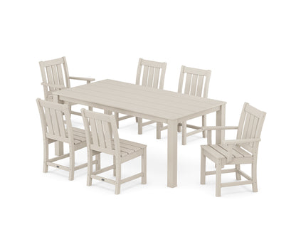 POLYWOOD® Oxford 7-Piece Parsons Dining Set in Sand
