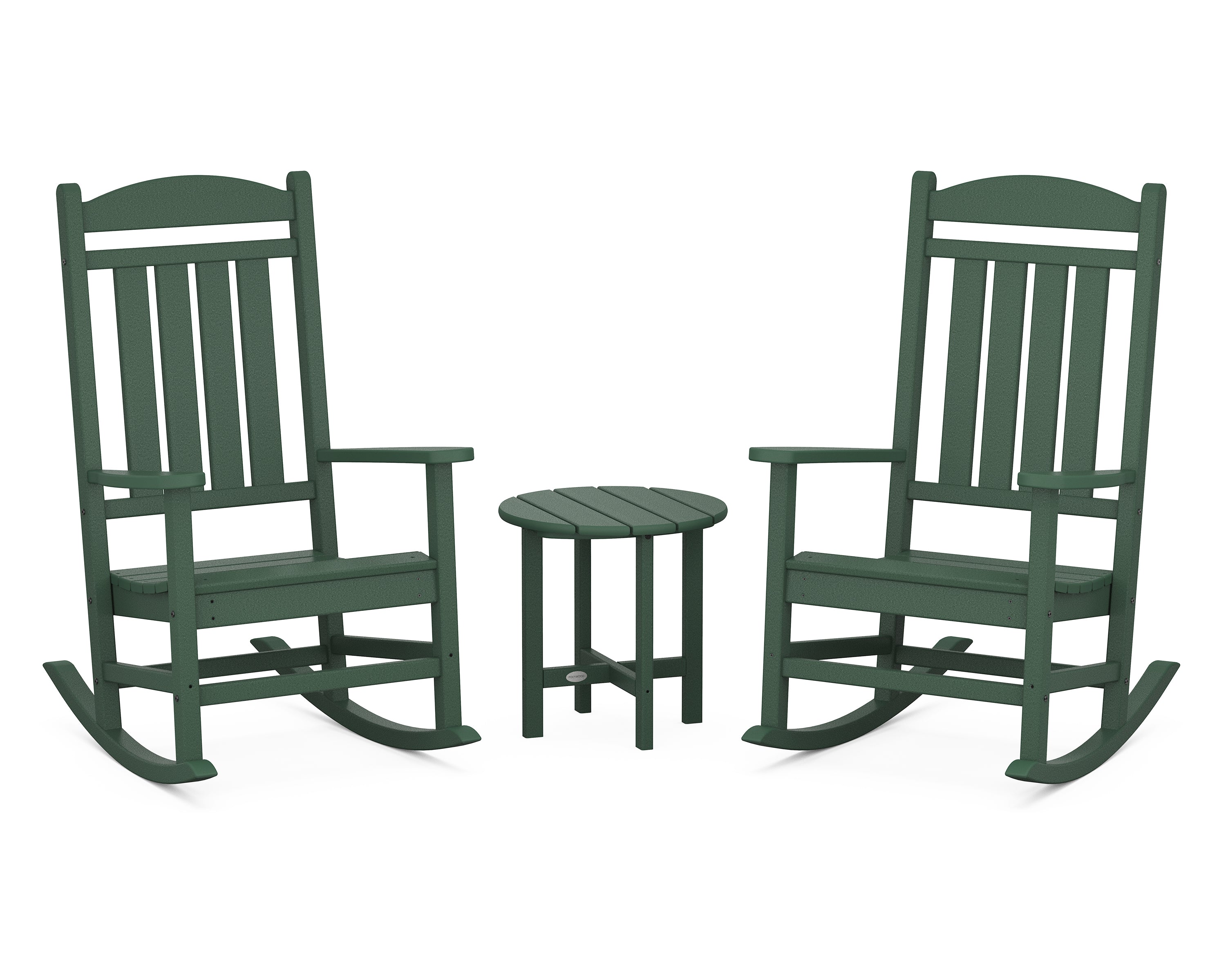 POLYWOOD® Presidential 3-Piece Rocker Set in Green