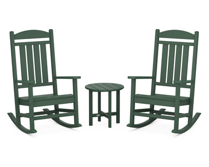 POLYWOOD® Presidential 3-Piece Rocker Set in Green