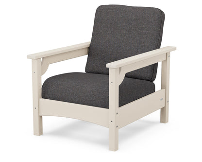 POLYWOOD® Club Chair in Sand / Ash Charcoal