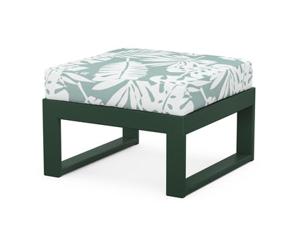 Unbranded Modular Ottoman - Modern in Green / Leaf Glacier Spa