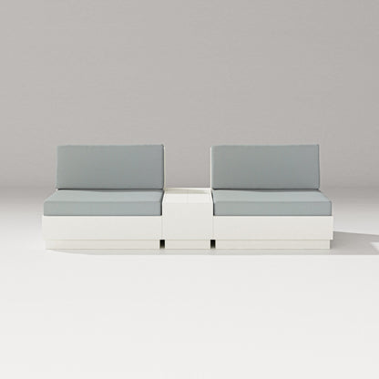PW Designer Series Elevate Lounge Chair Set in Vintage White / Spa
