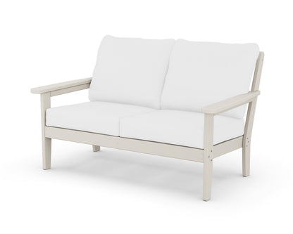 Country Living Cottage Deep Seating Loveseat in Sand / Natural