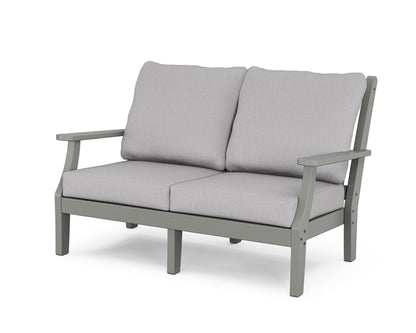 Country Living Wovendale Deep Seating Loveseat in Slate Grey / Granite