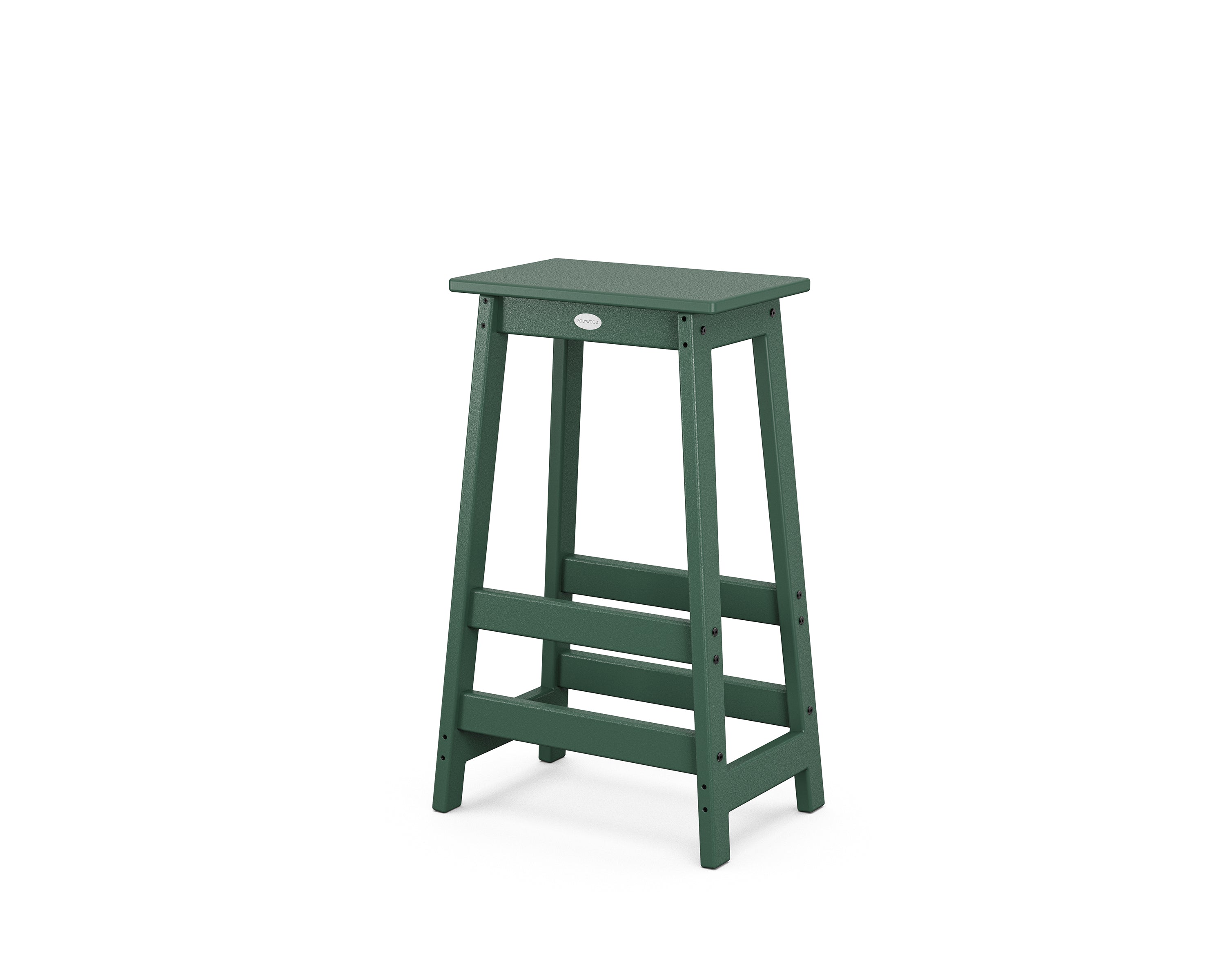 POLYWOOD® Modern Studio Bar Stool in Green