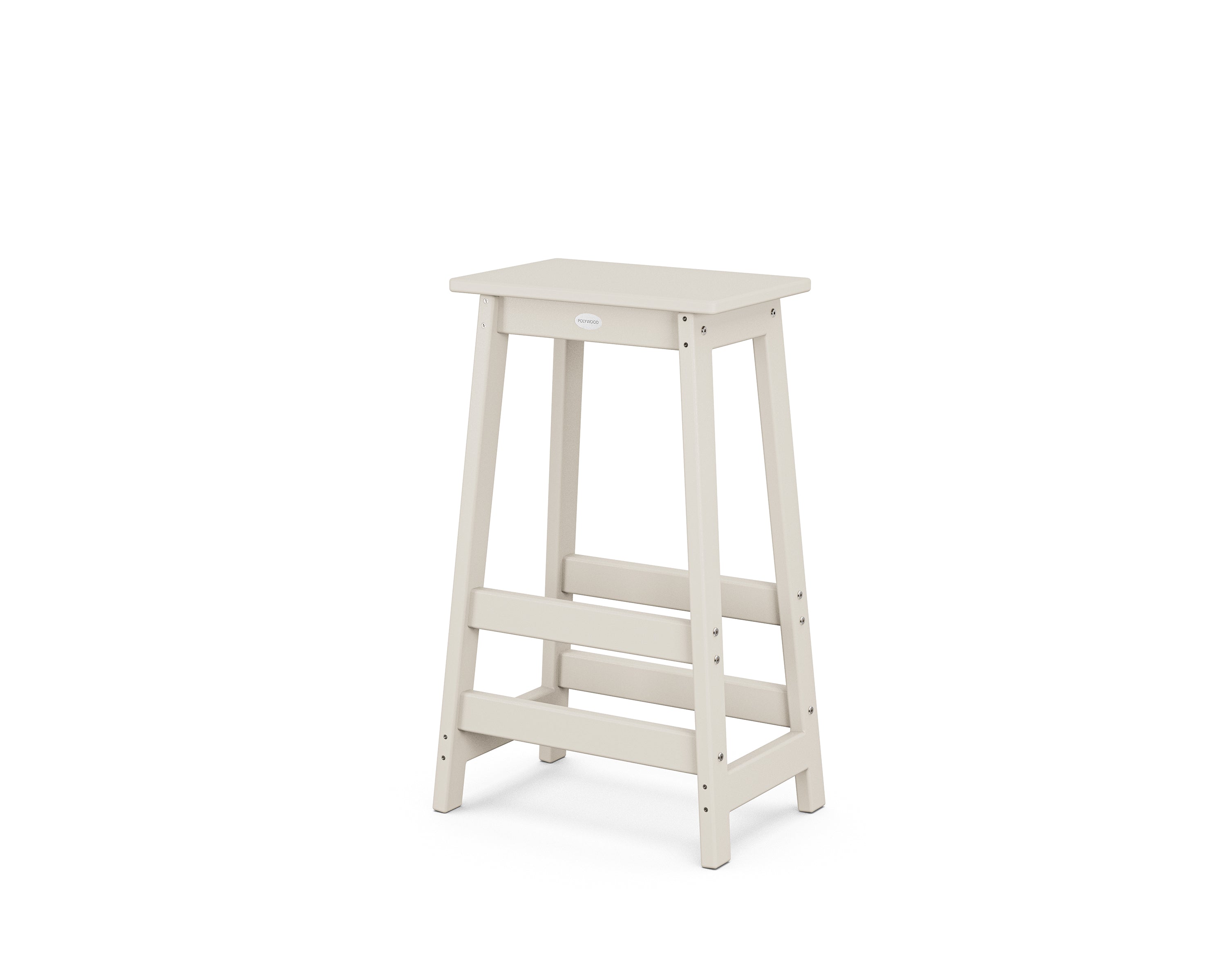 POLYWOOD® Modern Studio Bar Stool in Sand