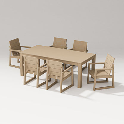 Elevate 7-piece Parsons Table Dining Set